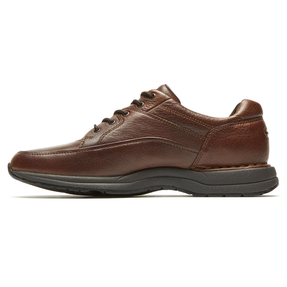 Rockport Singapore Mens Lace Up - Edge Hill 2 Lace-to-Toe Brown - XP8015932